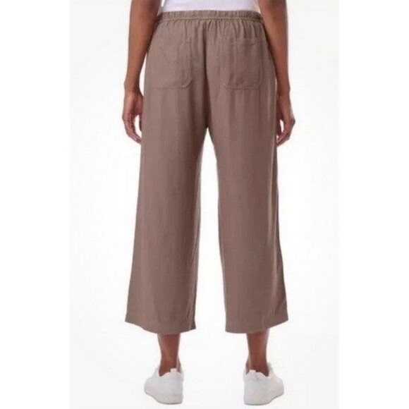 NWT Splendid Ladies' Wide Leg Crop Pants Brown Size Medium - Picture 2 of 2